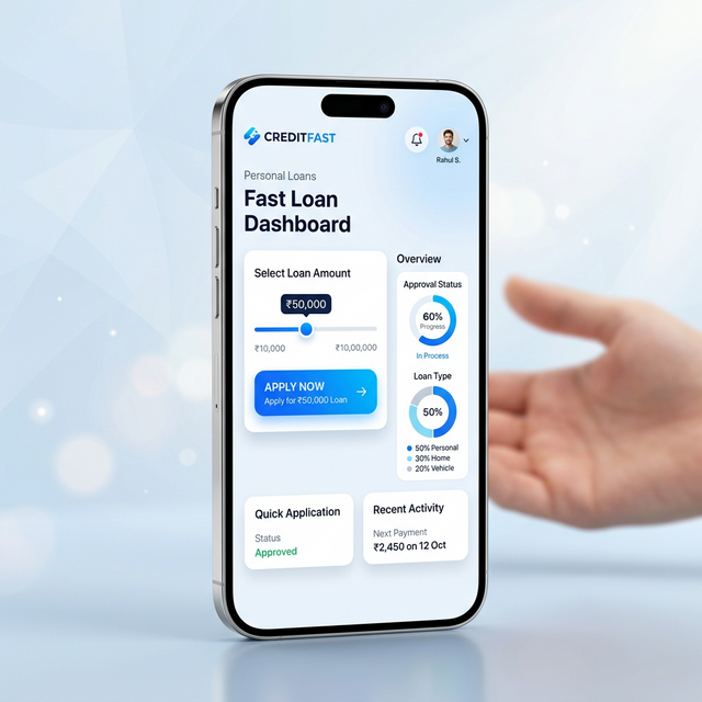 Swift Loan App Mockup